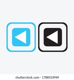 Play button icon in trendy flat style isolated on grey background. Play symbol for your web site design, logo, app, UI. Vector illustration