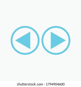 Play-Button-Symbol im trendigen, flachen Stil einzeln auf grauem Hintergrund. Spielen Sie Symbol für Ihre Website-Design, Logo, App, Benutzeroberfläche. Vektorgrafik