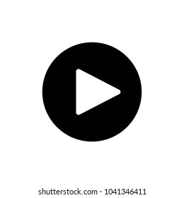 play button icon vector