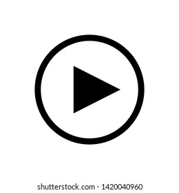 	
Play button Icon Vector Design Illustration