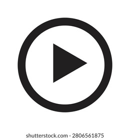 Play Button Icon Vector EPS – Free Editable Media Symbol.Play Button Logo Vector EPS – Editable Playback Icon..eps
