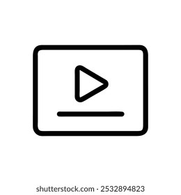 Vektorgrafik des Play-Button-Symbols 