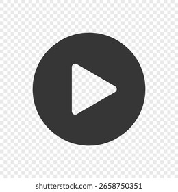 Reproducir icono de Botón Ilustración vectorial