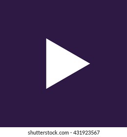 Play button icon . Vector illustration
