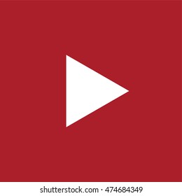 Play button icon . Vector illustration
