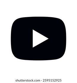 Play Button Icon for Video Playback