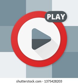 Play button illustration