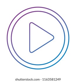 play button isolated icon