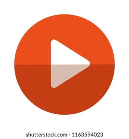 play button isolated icon
