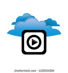 play button isolated icon