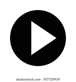 play button isolated icon