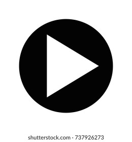 play button isolated icon