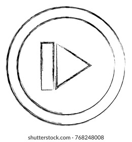 play button isolated icon