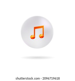 Play button isolated vector illustration