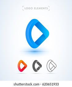 Play button logo