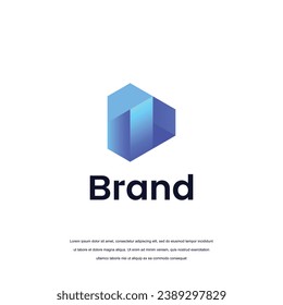 play button logo design vector