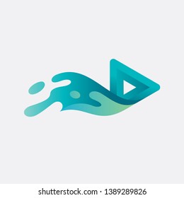 play button logo design for your company