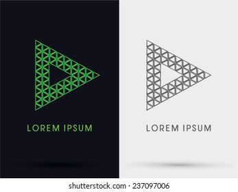 Play button , logo, symbol, icon, graphic, vector .