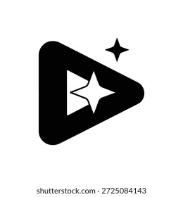 Icono de símbolo de control de medios de reproducción de Botón