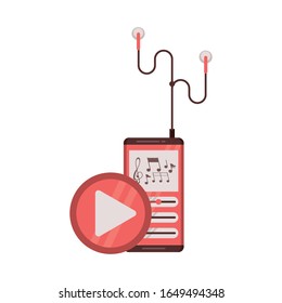 botón de reproducción reproductor multimedia icono ilustración vectorial