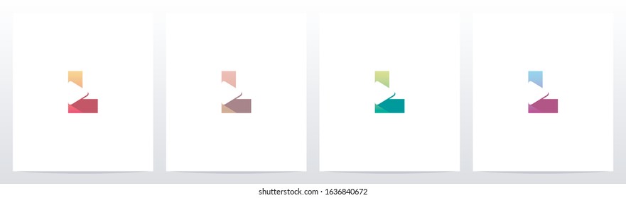 Play Button On Letter Logo Design L