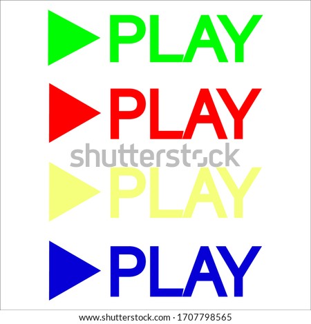 play button on the tape recorder forward turn on