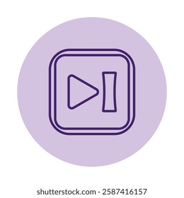 Play Button   pentaglow, vector, pixel perfect, illustrator file 