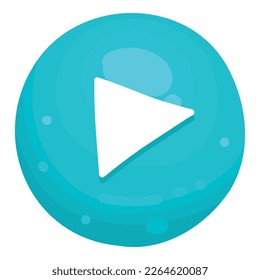 Play button and progress-bar, bright different form of button for games and app. For your design