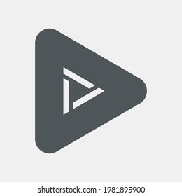 Play button site video quality vector illustration cut
