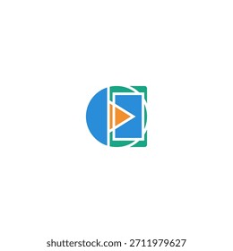 Juega a la combinación de diseño de logotipo de Botón y smartphone.