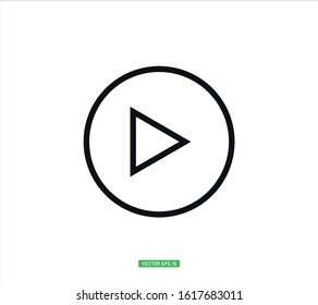 Play Button Symbol Icon Vector Design Illustration