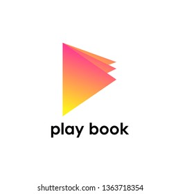 Play Button Symbol Logo Design