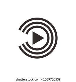 Play Button Symbol. Logo. Vector 10.