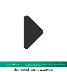 Play Button - UI Icon Vector Logo Template Illustration Design. Vector EPS 10.