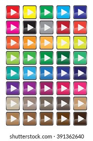 Play button ,vector design for web