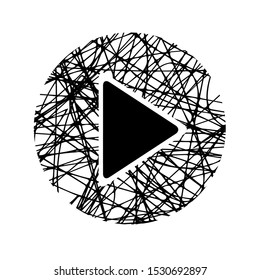 play button. vector icon.