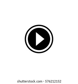 play button vector icon
