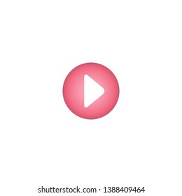 Play button vector icon design