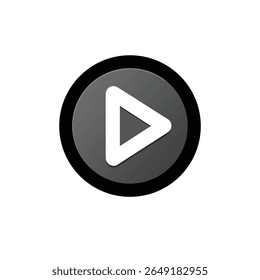 Play button vector icon, good looking, minimalist