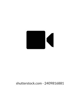 Play button vector icon line