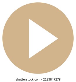 play button vector icon sign symbol. isolated graphic illustration
