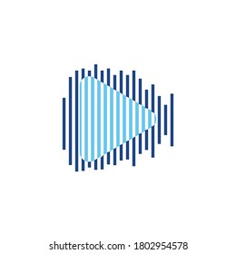 Play button Vector icon template