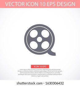 Play button vector icon in trendy flat style isolated on grey background. vector icon Play symbol for your web site design, logo, app, vector icon UI.