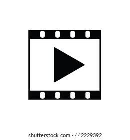 Play button. Vector illustration.