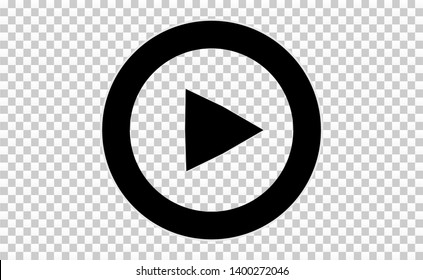 
Play button. Vector illustration. Icon button.
