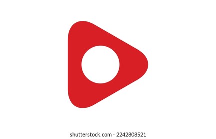 Play button vector logo media player vector Free Vector	