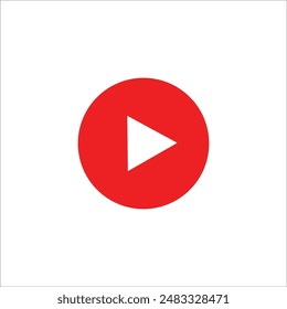 play button video icon vector illustrtion logo design
