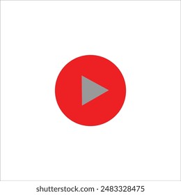play button video icon vector illustrtion logo design