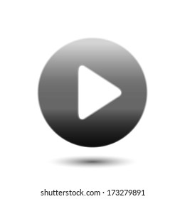 Play button web icon