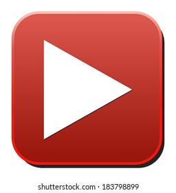 Play button web icon